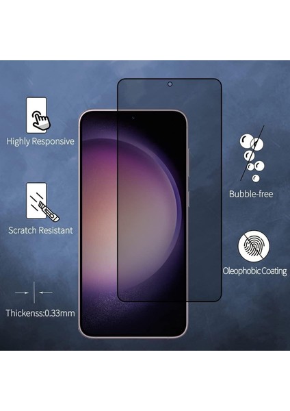 Samsung Galaxy S24 Plus Hayalet Ekran Koruyucu Kırılmaz Cam - Extra Ince