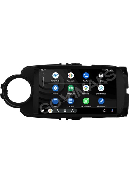 GOVİMAKS TOYOTA YARIS 2012-2019 UYUMLU SİYAH 2 GB RAM 32 GB HAFIZA ANDROID MULTIMEDIA TEYP fiyatları