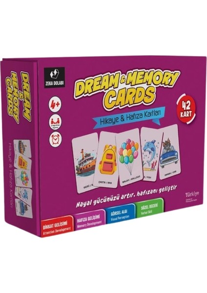 Dream & Memory Cards ( Hikaye - Hafıza - Kutu Oyunu - Oyuncak - Aile Oyunu )