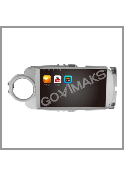 GOVİMAKS TOYOTA YARIS 2012-2019 UYUMLU GRİ 8 GB RAM 128 GB HAFIZA ANDROID MULTIMEDIA TEYP