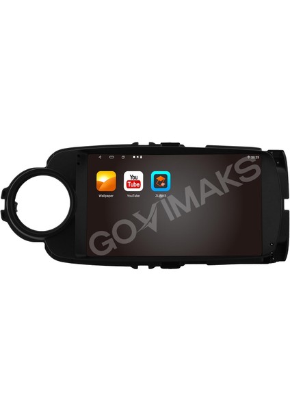 GOVİMAKS TOYOTA YARIS 2012-2019 UYUMLU SİYAH 6 GB RAM 128 GB HAFIZA ANDROID MULTIMEDIA TEYP