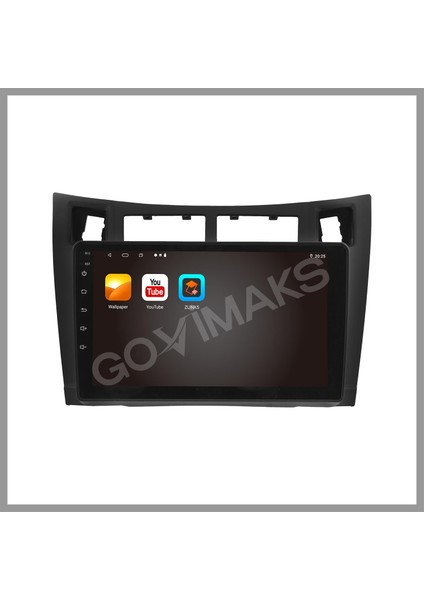 GOVİMAKS TOYOTA YARIS 2006-2011UYUMLU 2 GB RAM 32 HAFIZA ANDROID MULTIMEDIA TEYP