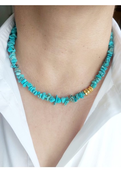 Firuze Doğal Taş Kolye