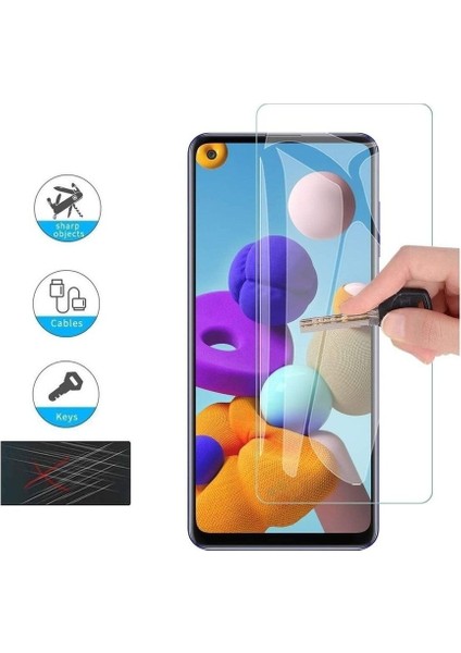 Samsung Galaxy A21S Cam Nano Ekran Koruyucu Extra Darbe Emici fiyatları
