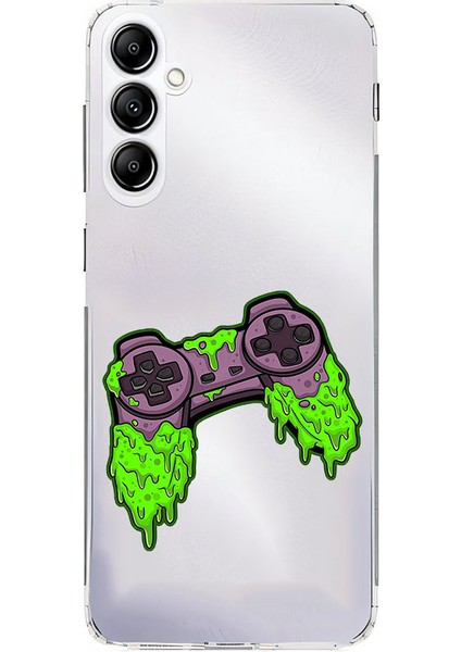 Samsung A14 Uyumlu Oyun Konsolu Desenli Silikon Kılıf