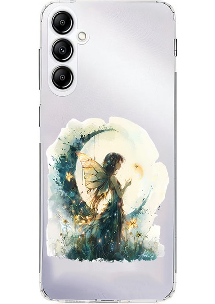 Samsung A34 Uyumlu Orman Perisi Desenli Silikon Kılıf