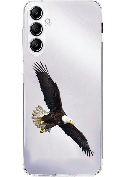Samsung A54 Uyumlu Kartal Uçuşu Desenli Silikon Kılıf