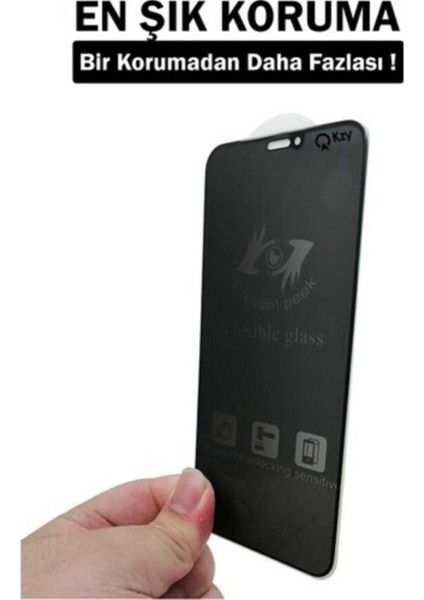 Apple iPhone 11 Tam Kaplayan 5d Mat Seramik Nano Hayalet Privacy Gizli Ekran Koruyucu Esnek Cam indirimleri