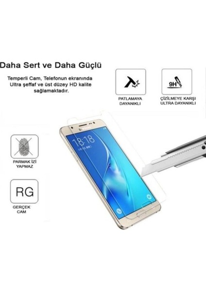 Samsung Galaxy A7 2018 Uyumlu Şeffaf 9h Tamperli Cam Ekran Koruyucu indirimleri