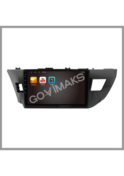 GOVİMAKS TOYOTA COROLLA 2013-2017 UYUMLU 8 GB RAM 128 GB HAFIZA ANDROID MULTIMEDIA TEYP