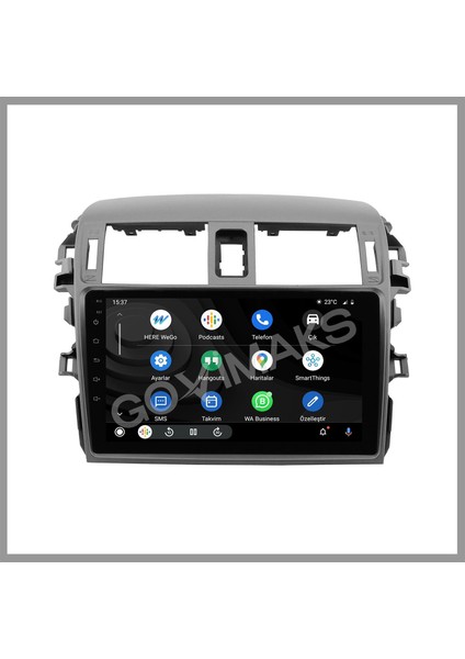 GOVİMAKS TOYOTA COROLLA 2007-2012 UYUMLU 4 GB RAM 64 HAFIZA ANDROID MULTIMEDIA TEYP modelleri