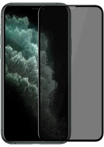 iPhone 11 Uyumlu Cam Privacy Hayalet Tam Kaplayan Ekran Koruyucu