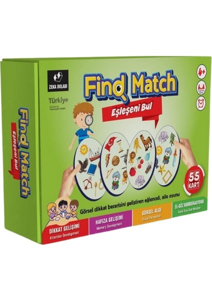 Find Match ( Eşleşeni Bul - Kutu Oyunu - Oyuncak )