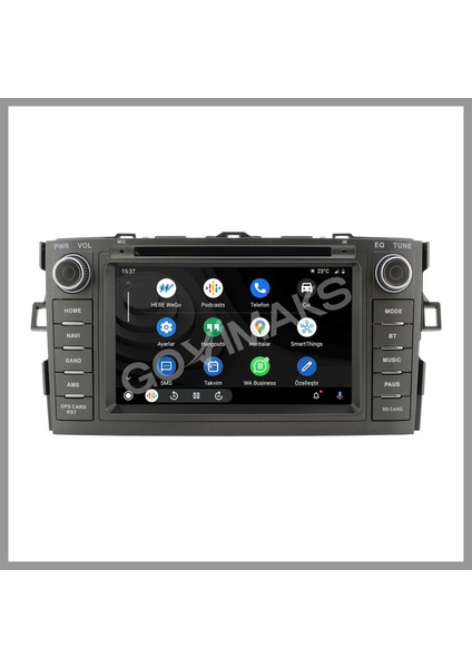 Toyota Aurıs 2007-2012 7 Inch 4 GB Ram 64 GB Hafıza Androıd Multımedıa Teyp