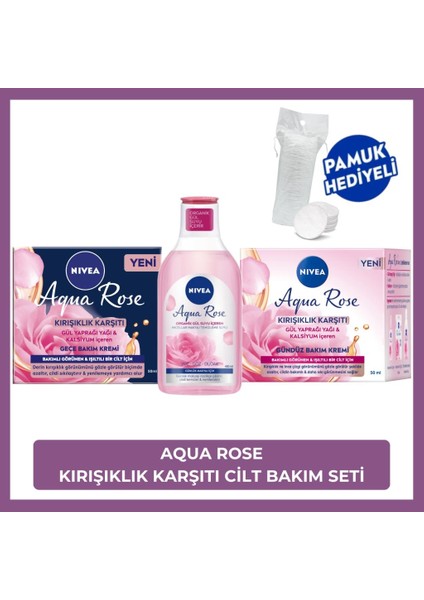 Günlük Micellar Makyaj Temizleme Suyu 400 ml, Gündüz Kremi 50 ml ve Gece Kremi 50 ml