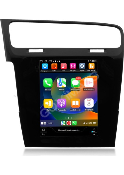 GOVİMAKS VOLKSWAGEN GOLF 7 TESLA 2014-2018 UYUMLU 4 GB RAM 64 GB HAFIZA ANDROID MULTIMEDIA TEYP