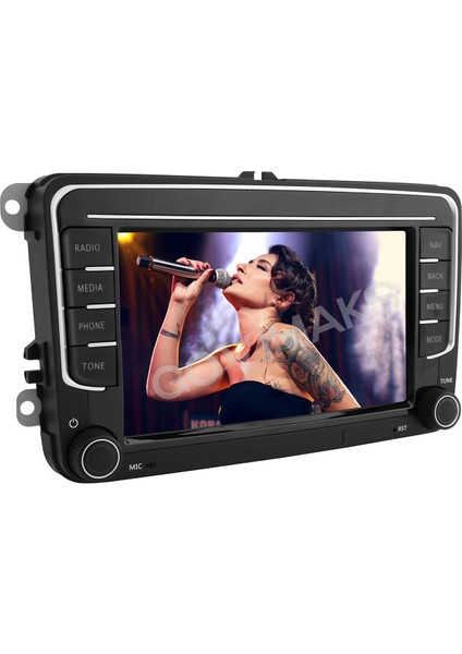 Volkswagen 7 Inch 4 GB Ram 64 GB Hafızalı Jetta - Passat- B6-B7-Cc-Golf-Tiguan-Amarok-Scirocco-Transporter-Caddy-Polo Oem Multimedia Teyp