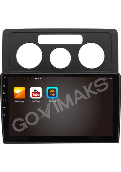 GOVİMAKS VOLKSWAGEN CADDY DİJİTAL KLİMA 2003-2014 UYUMLU 2 GB RAM 32 GB HAFIZA OEM MULTİMEDİA TEYP