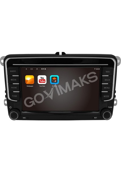 GOVİMAKS VOLKSWAGEN 7 INCH 2 GB RAM 32 GB HAFIZALI JETTA - PASSAT- B6-B7-CC-GOLF-TİGUAN-AMAROK-SCİROCCO-TRANSPORTER-CADDY-POLO UYUMLU OEM MULTİMEDİA