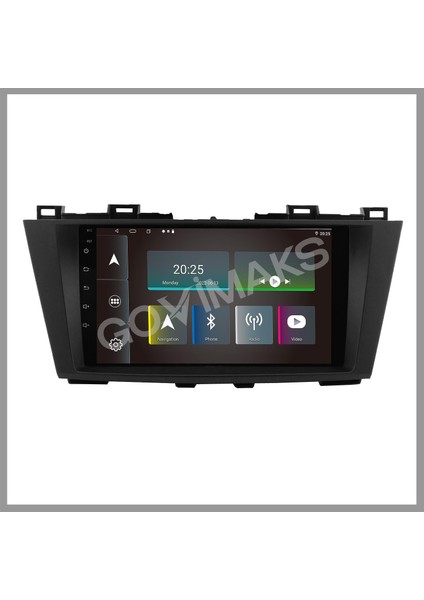 GOVİMAKS MAZDA 6 2008-2013 UYUMLU 6 GB RAM 128 GB HAFIZA ANDROID MULTIMEDIA TEYP