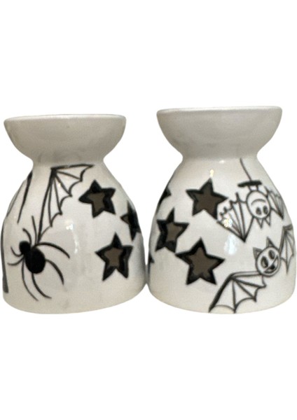 Cadılar Bayramı Hallowen Buhurdanlık Mumluk Handmade Dkoratif fırsatları
