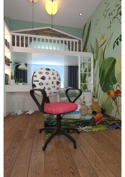 Çocuk Odası Ders Çalışma Ofis Koltuğu Amortisörlü Tekerlekli Faaliyet Sekreter Bilgisayar Sandalyesi fiyatları