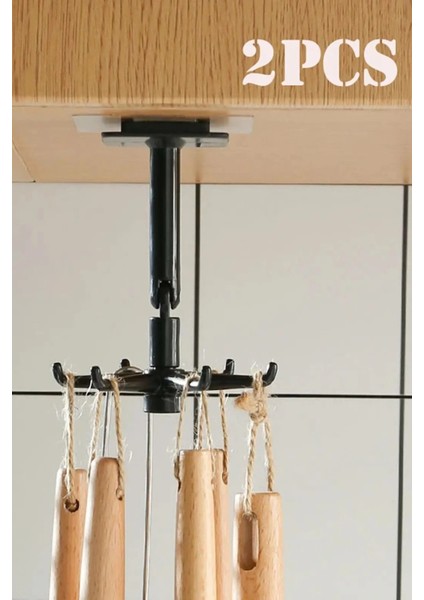 6 Ayaklı Kancalı Mutfak Banyo Döner Askı Kepçe Havlu Lif Askılığı Pratik Askılık Yapışkanlı fiyatları