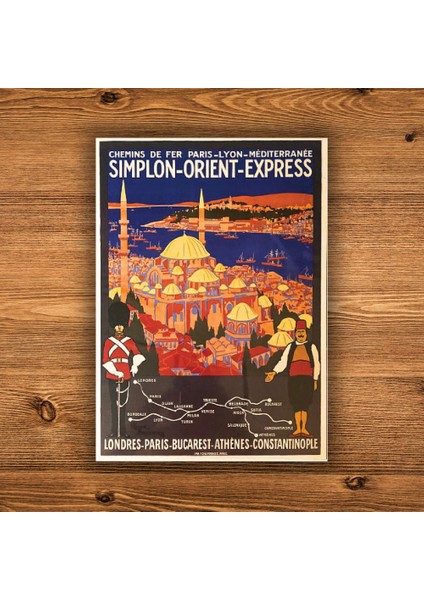 Poster: Simplon Orient Ekspresi demiryolu hattı, POSTER018