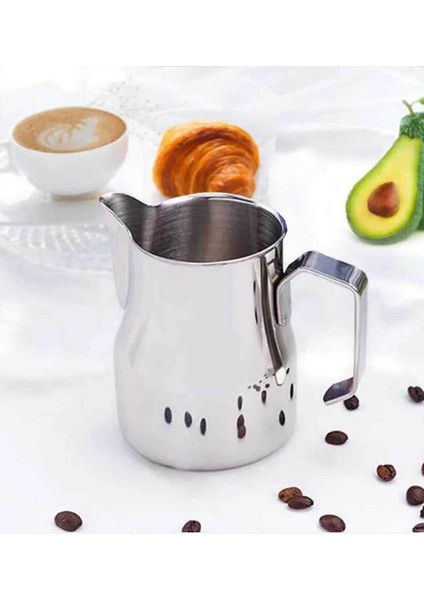 Süt Potu Profesyonel Ördek Ağızlı Latte Art Pitcher - Paslanmaz Çelik | 500 ml