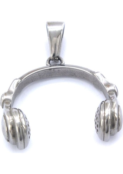 316L Çelik Kulaklık Şeklinde Kolye Ucu TGR-567