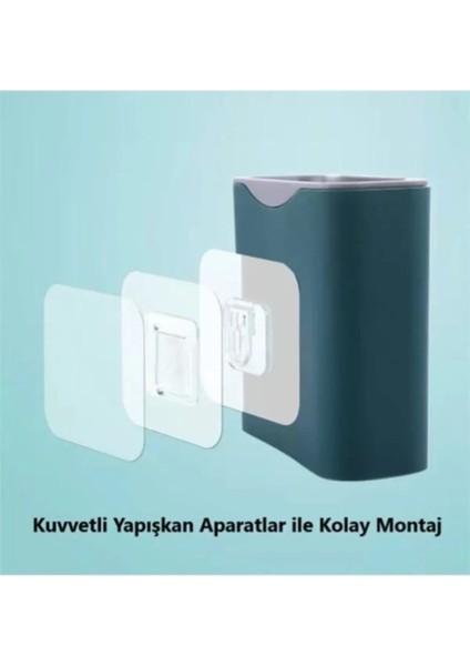 Silikon Banyo Tuvalet Klozet Fırçası ve Tutucu Set Yavru Ağzı