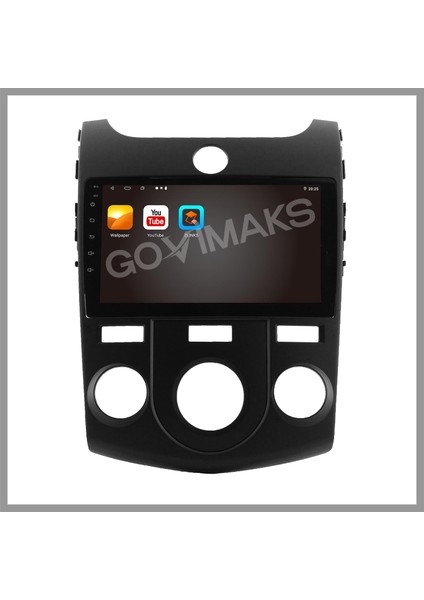 GOVİMAKS KIA CERATO FORTE SİYAH 2010-2012 UYUMLU 4 GB RAM 64 GB HAFIZA ANDROID MULTIMEDIA TEYP