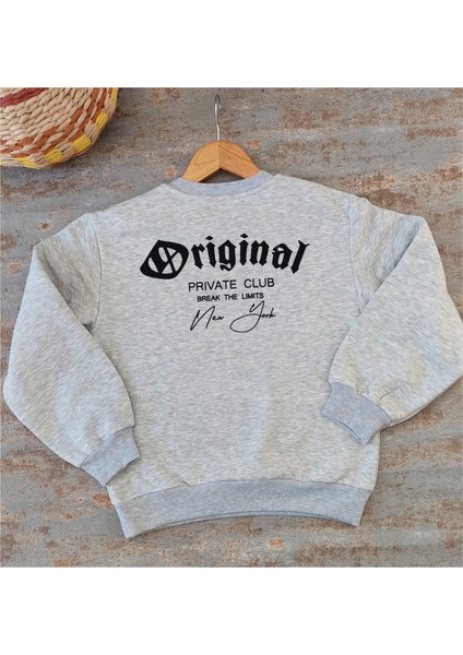 Gri Renk,3 Iplik ,şardonlu,unisex Eşofman Takımı