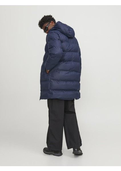 Jcoelements Uzun Şişme Erkek Mont Su Geçirmez Kapüşonlu Lacivert 12239014 modelleri