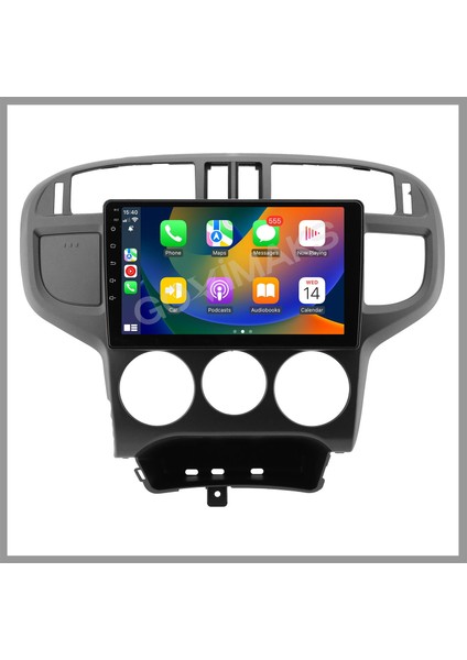 GOVİMAKS HYUNDAİ MATRİX 2001-2010 UYUMLU 2 GB RAM 32 GB HAFIZA ANDROID MULTIMEDIA TEYP
