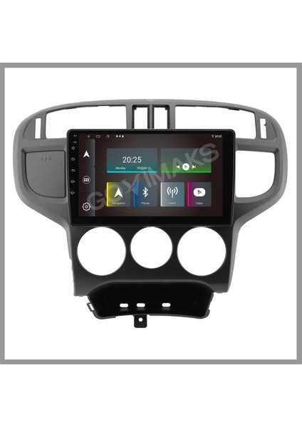 GOVİMAKS HYUNDAİ MATRİX 2001-2010 UYUMLU 2 GB RAM 32 GB HAFIZA ANDROID MULTIMEDIA TEYP