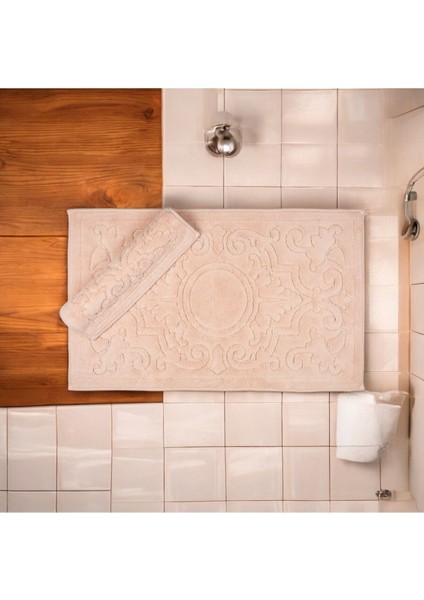 2'li Banyo Paspasi Halisi Pelus Hall Klozet Takimi Ebatlar 50 x 60 cm - 60 x 100 cm fiyatları