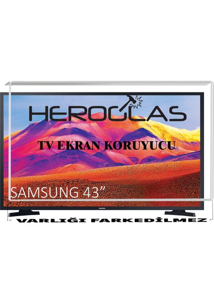 Samsung DU8000 43"inç 109 Ekran Tv Ekran Koruyucu