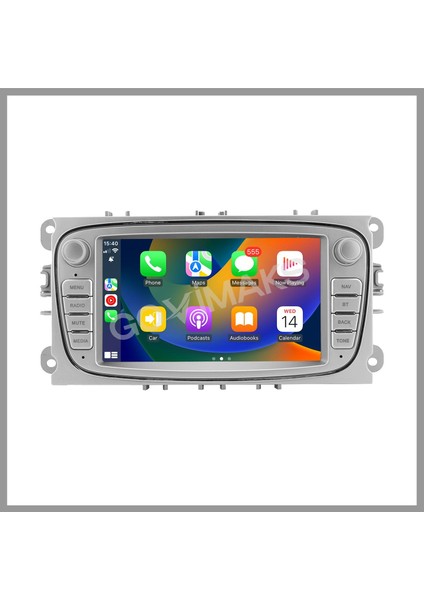 GOVİMAKS FORD CONNECT-MONDEO-FOCUS OVAL GRİ 2 GB RAM 32 GB HAFIZA ANDROID MULTIMEDIA TEYP