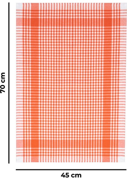Pöti Kareli Kurulama Bezi Turuncu 45X70CM
