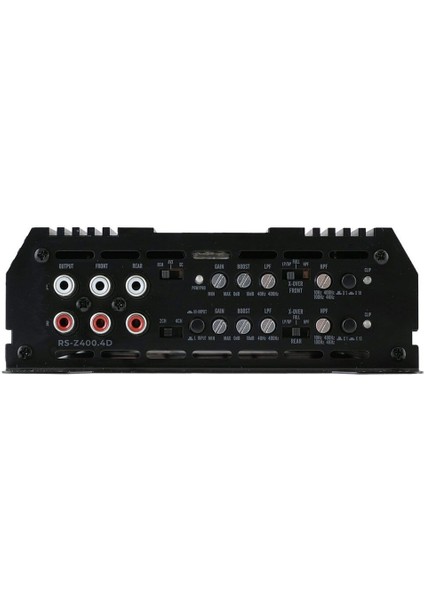 Reiss RS-Z400.4D 4kanal Profesyonel Oto Amfi Anfi 2 Ohm 600W x 4ch-4 OHM400W x 4CH-1200W x 2ch 4ohm