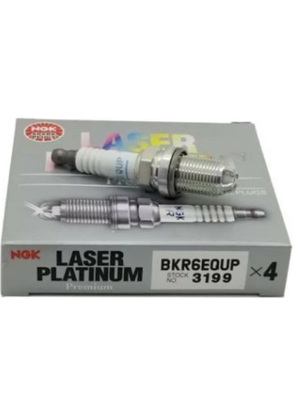 4 Tırnak Lazer Platinum Bmw E63 645I Ateşleme Bujisi BKR6EQUP - 4 Adet