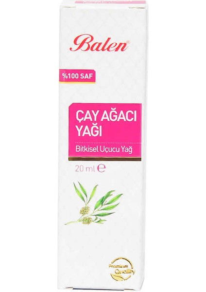 Çay Ağacı Yağı (Distilasyon) 20 ml Cam Şişe