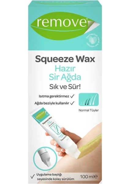 Squeeze Wax Hazır Sir Ağda Normal Ciltler Için 100 ml