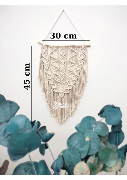 Özgün Tasarım El Yapımı Makrome Duvar Dekoru 30*45 Cm (Adet)