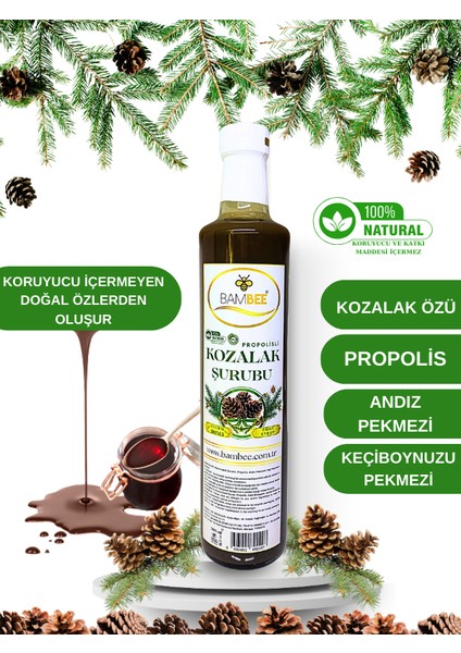 Kozalak Şurubu Propolisli 500ML