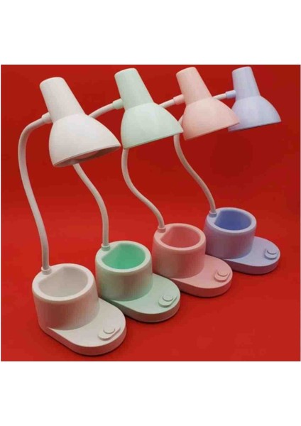 Masaustu Kalemlik ve Telefon Tutucu Lamba