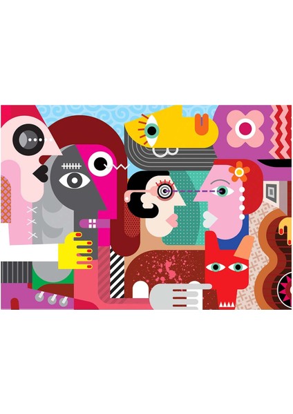 Ks Strange People And Dirty Dog 1000 Parça Puzzle