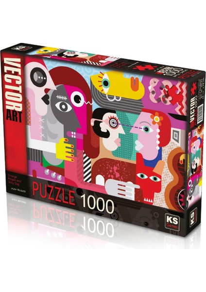 Ks Strange People And Dirty Dog 1000 Parça Puzzle fiyatları