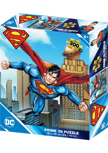 Prime 3D - Superman 300 Parça Yetişkin Puzzle 32715